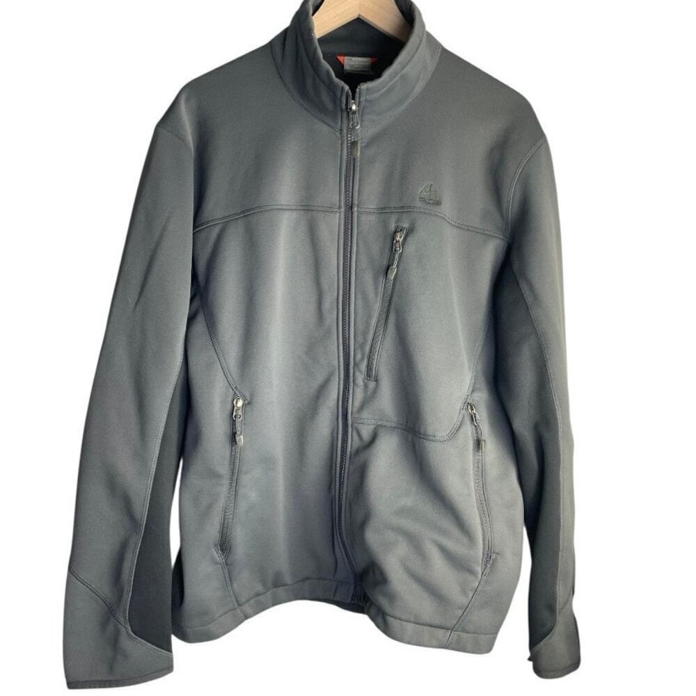 Nike Men’s ACG Gray Therma-Fit Large Zip Up Jacket